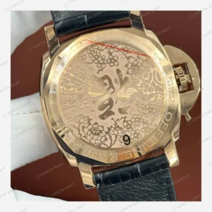 Panerai 47 mm PAM01074 Luminor Marina Bronzo Kahverengi Kadran Super Clone ETA Eta Saat karşıdan görünüm