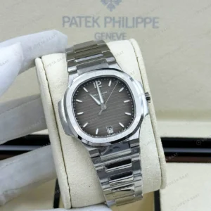 Patek Philippe Nautilus 5711 40 mm Gri Kadran Çelik Dokulu Super Clone ETA Eta Saat detay 4