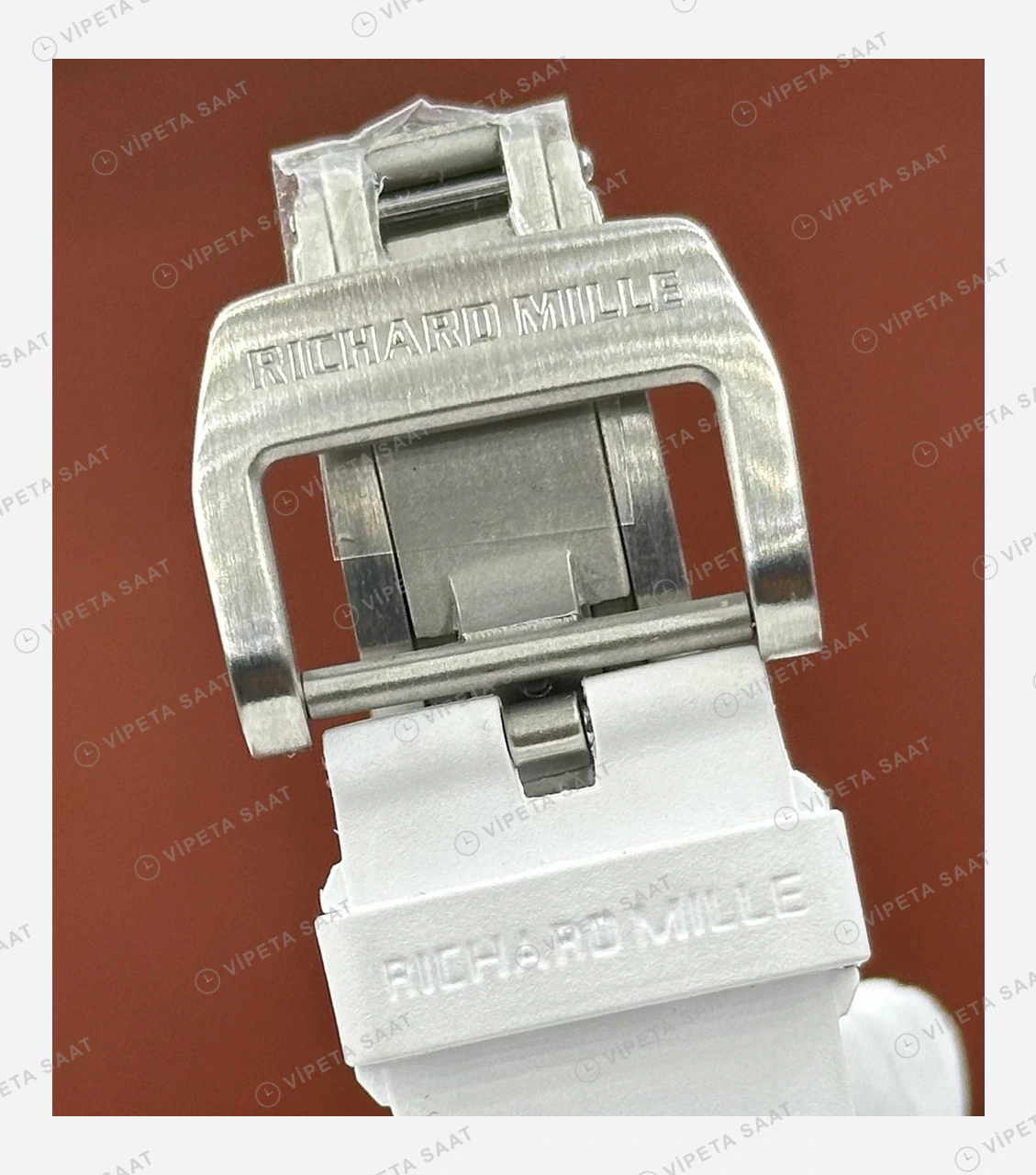 Richard Mille RM 56-01 Tourbillon Yeşil Şeffaf Safir Kasa Kordon Super Clone ETA Eta Saat detay 3