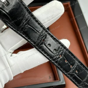 Roger Dubuis Excalibur Gümüş Roman Kadran Deri Super Clone ETA Saat karşıdan görünüm