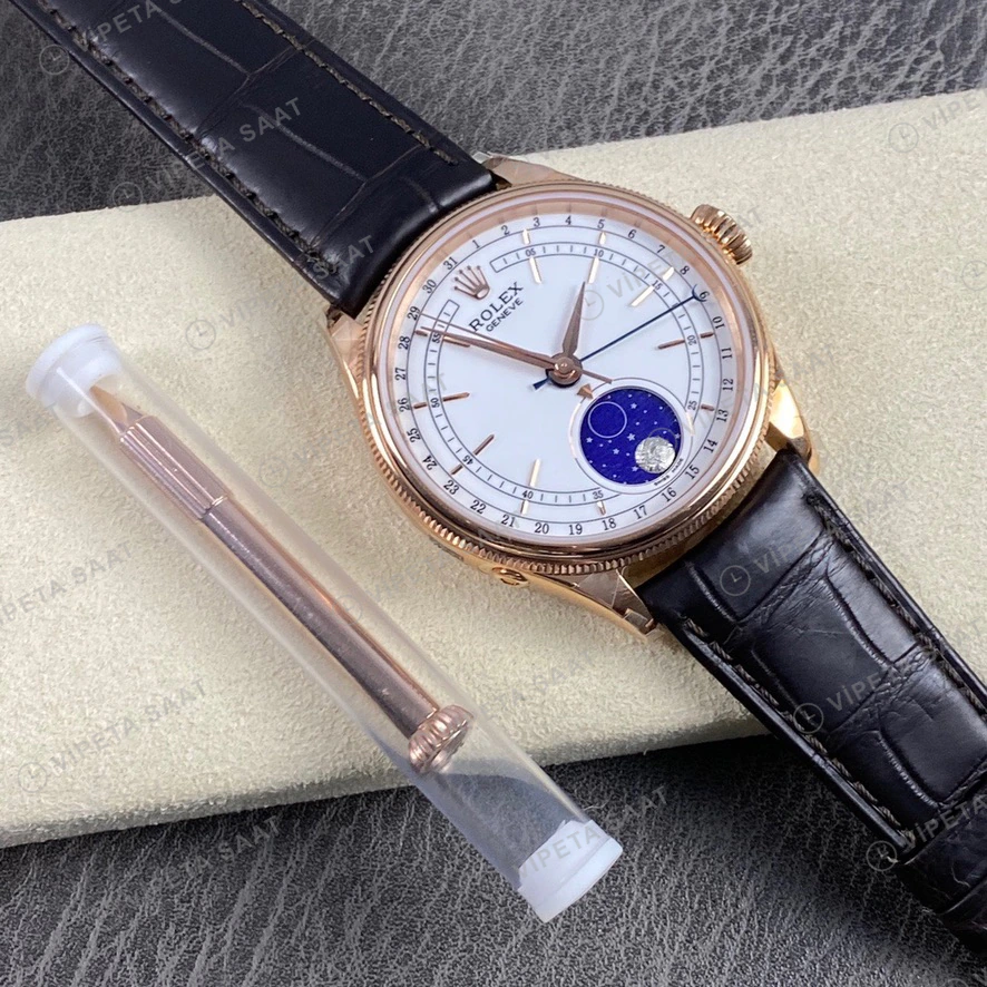 Rolex Cellini Beyaz Super Clone ETA Saat detay 5