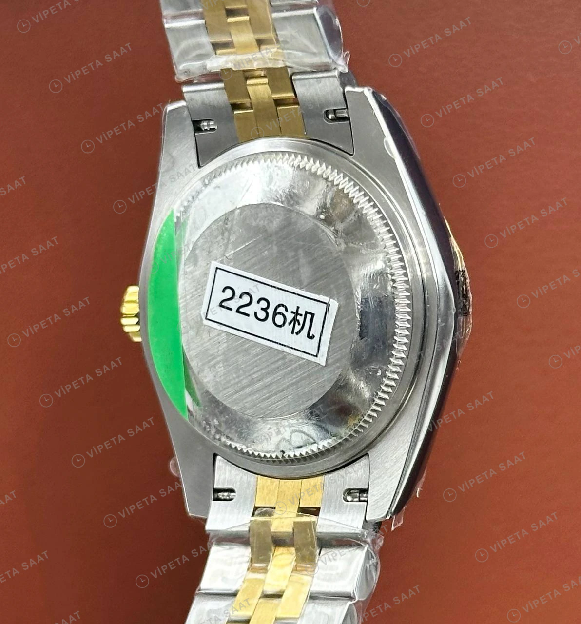 Rolex Datejust 126233 41 mm Gümüş Kadranlı Jubilee Super Clone Eta Saat detay 5
