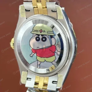 Rolex Datejust 126233 41 mm Sarı Kadranlı Jubilee Pırlanta 2 Super Clone Eta Saat karşıdan görünüm