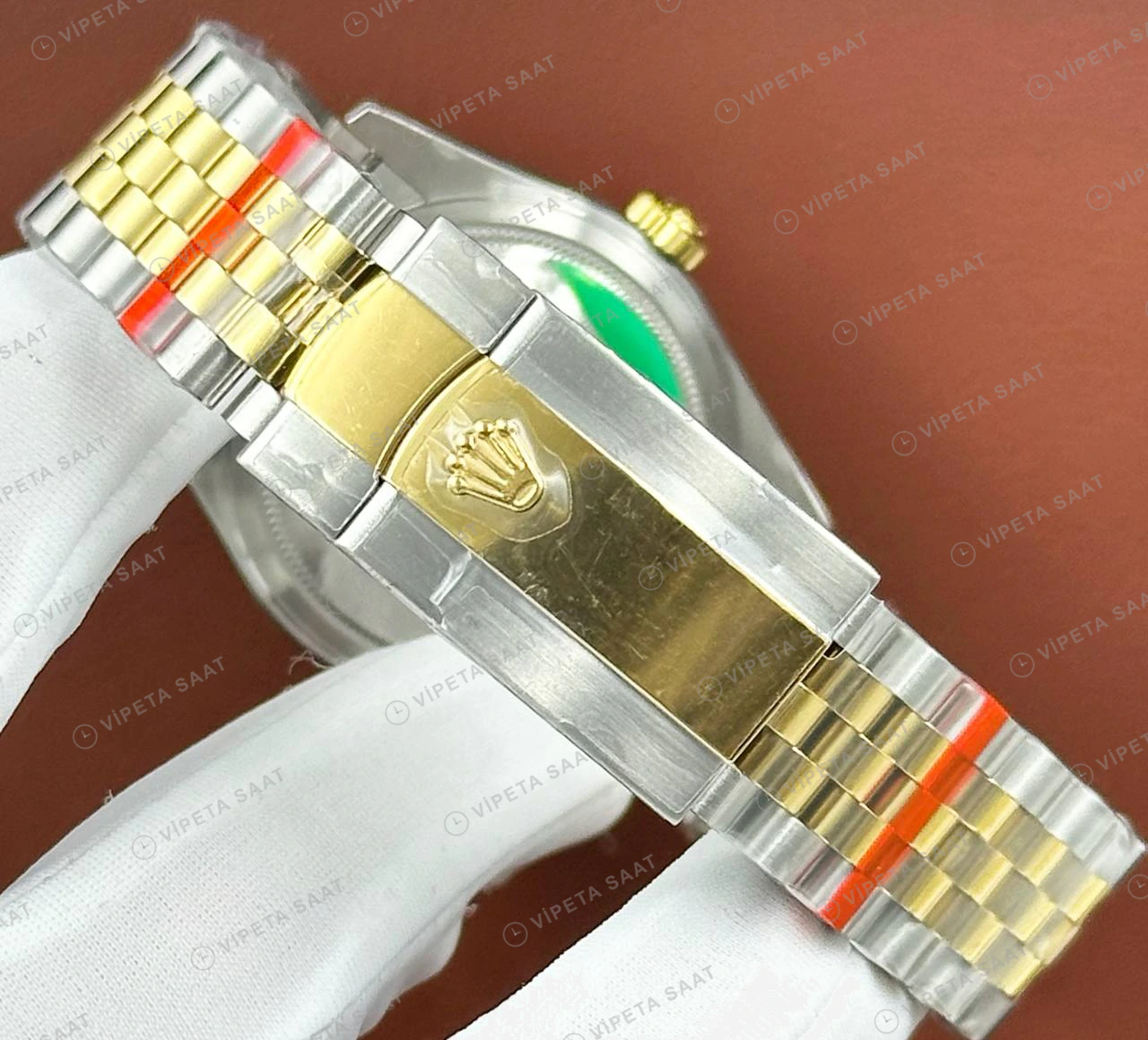 Rolex Datejust 126233 41 mm Sedef Kadranlı Jubilee Super Clone Eta Saat detay 3