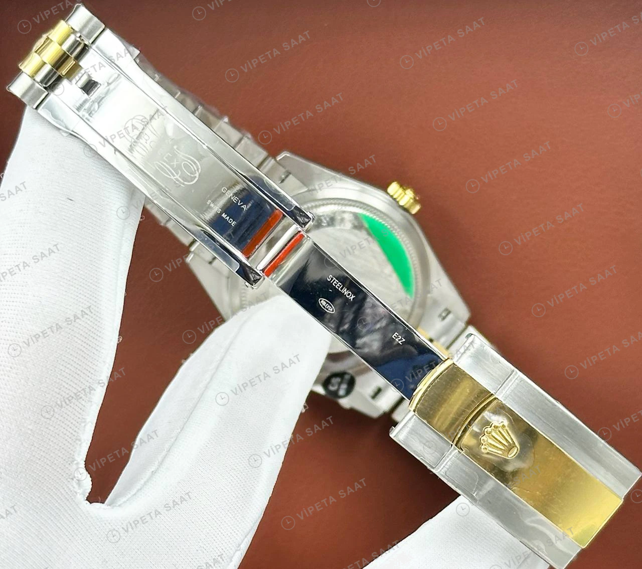 Rolex Datejust 126233 41 mm Sedef Kadranlı Jubilee Super Clone Eta Saat detay 6
