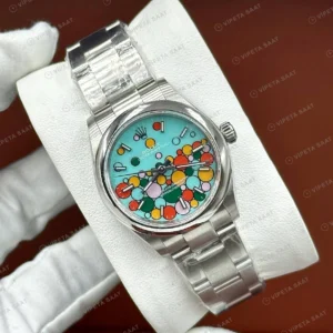 Rolex Datejust 126234 41 mm celebration Celebration Kadranlı Jubilee Super Clone Eta Saat karşıdan görünüm