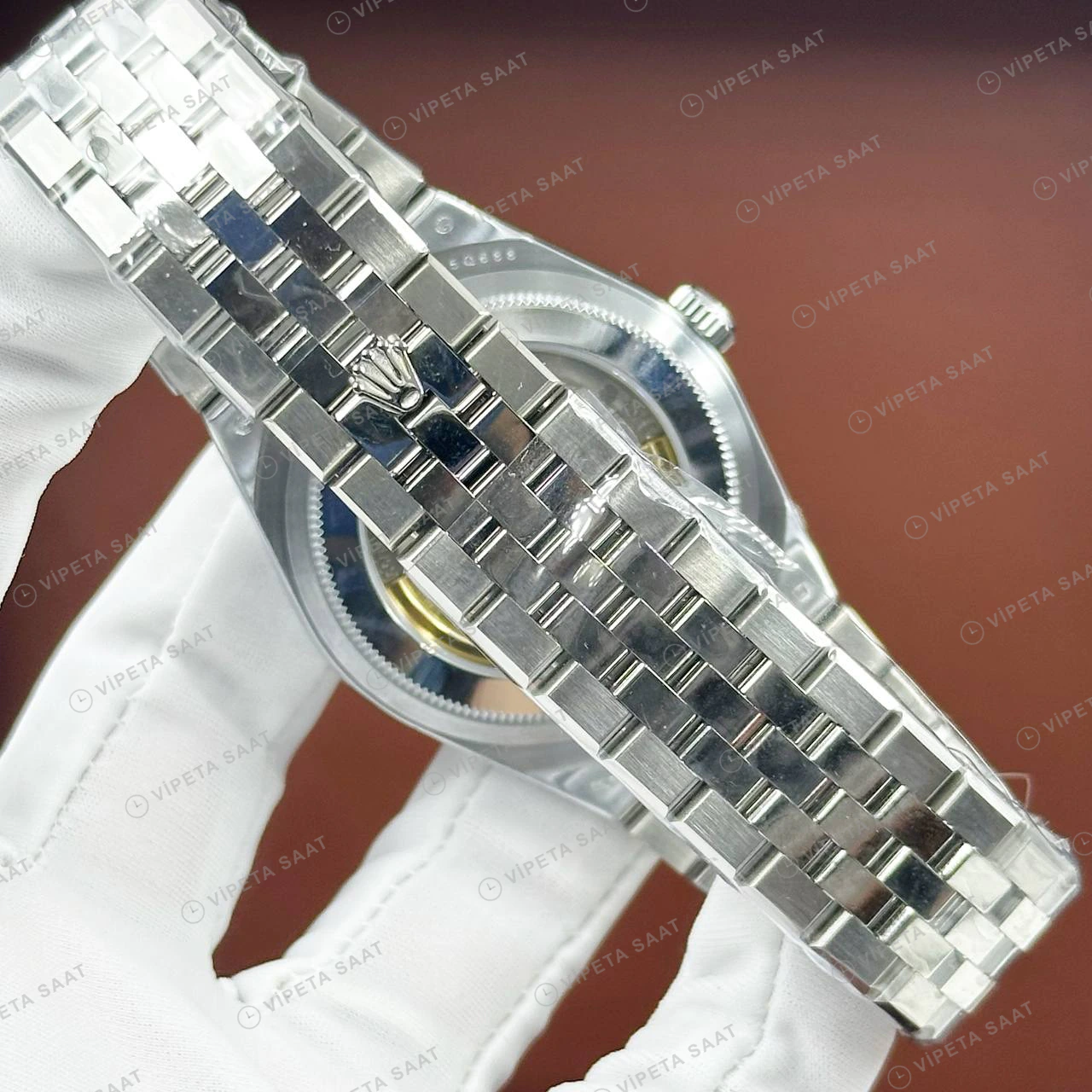 Rolex Datejust 126234 41 mm Jubilee Pırlanta Super Clone Eta Saat detay 5