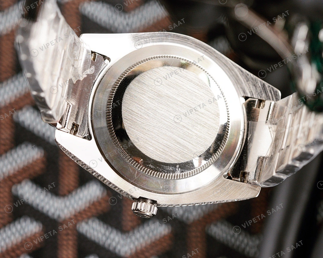 Rolex Datejust 126300 Siyah Super Clone ETA Saat detay 11