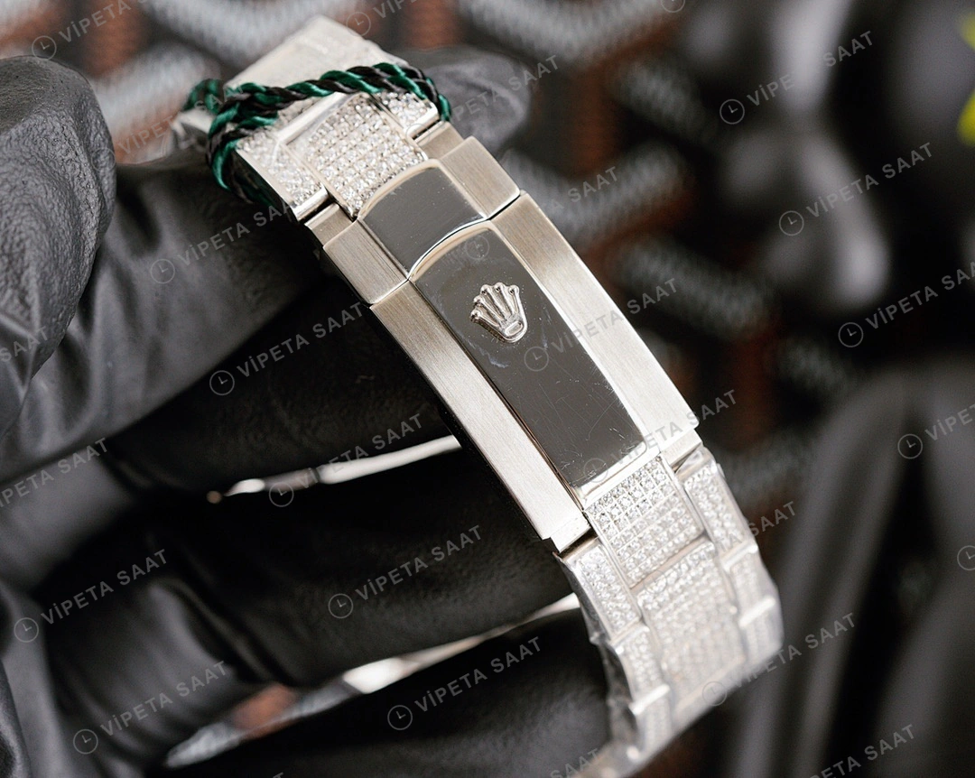Rolex Datejust 126300 Siyah Super Clone ETA Saat detay 8