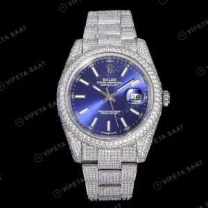 Rolex Datejust 126300 Mavi Super Clone ETA Saat detay 3