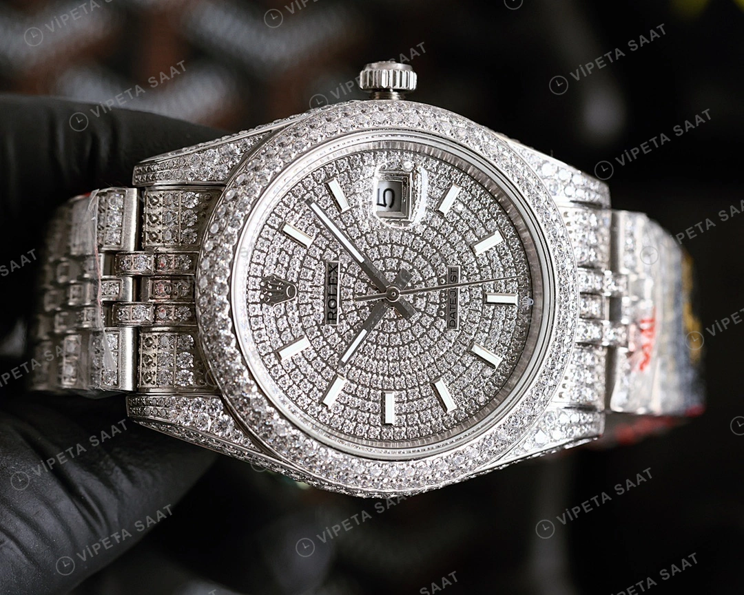 Rolex Datejust 126300 Super Clone ETA Saat karşıdan görünüm