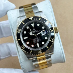 Rolex Datejust 126334 41 mm fluted Yeşil Kadranlı Jubilee 27 Super Clone Eta Saat detay 6