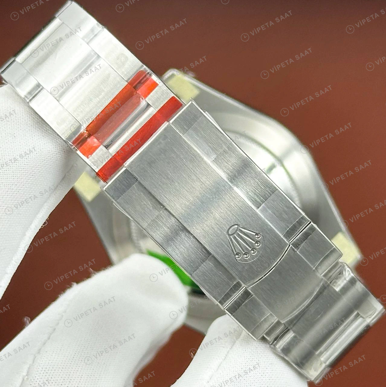 Rolex Datejust 126334 41 mm Gümüş Kadranlı Jubilee Super Clone Eta Saat detay 5