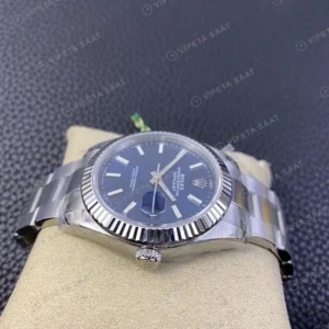 Rolex Datejust Mavi Super Clone ETA Saat karşıdan görünüm