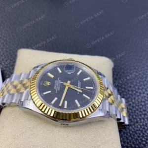 Rolex Datejust Siyah Super Clone ETA Saat karşıdan görünüm