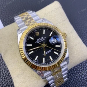 Rolex Datejust Siyah Super Clone ETA Saat detay 3