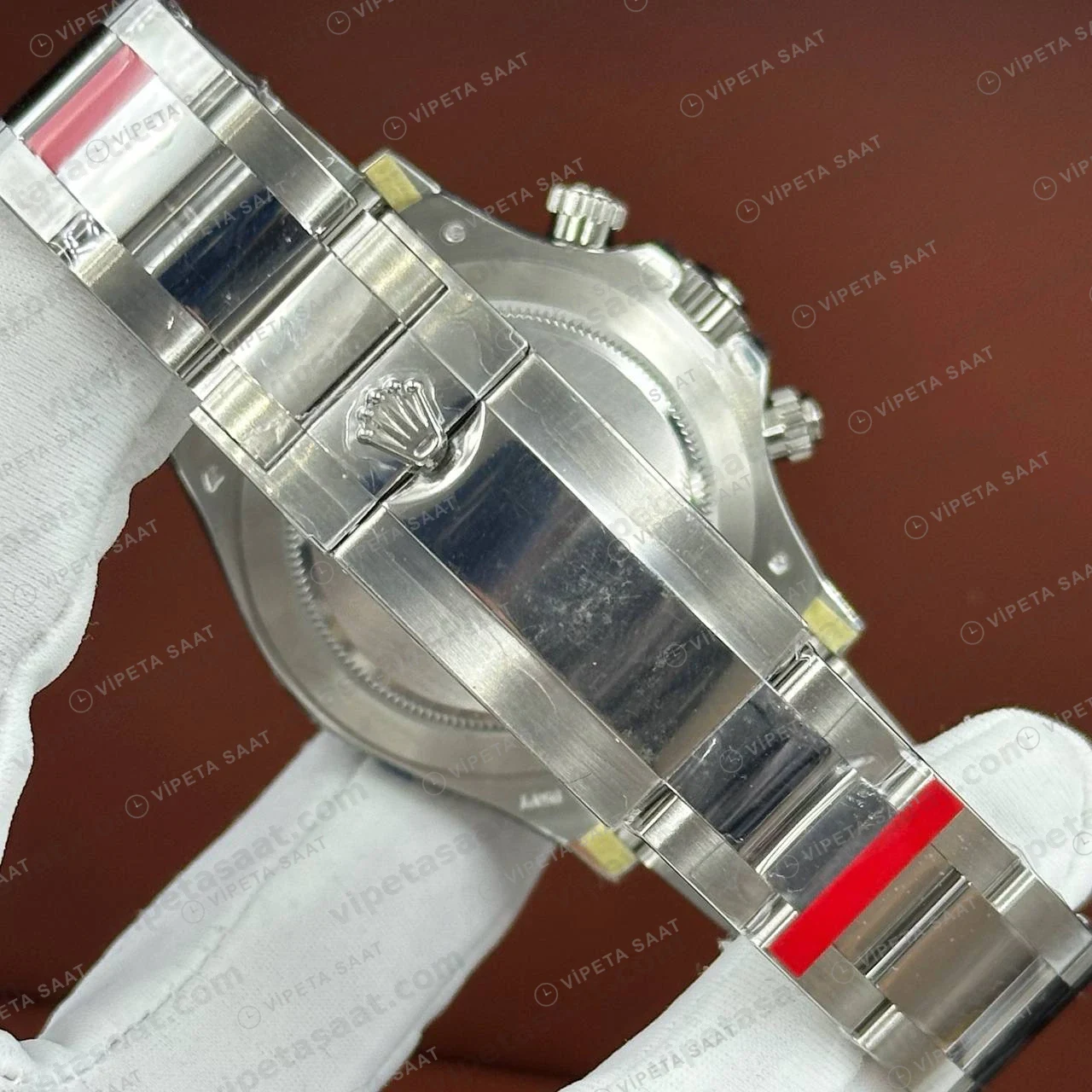 Rolex Daytona 116506 40 mm Buz Mavi Kadranlı 2 Super Clone Eta Saat detay 4