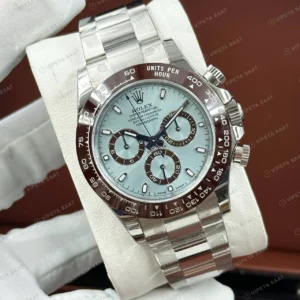 Rolex Daytona 116506 40 mm Buz Mavi Kadranlı 2 Super Clone Eta Saat detay 6