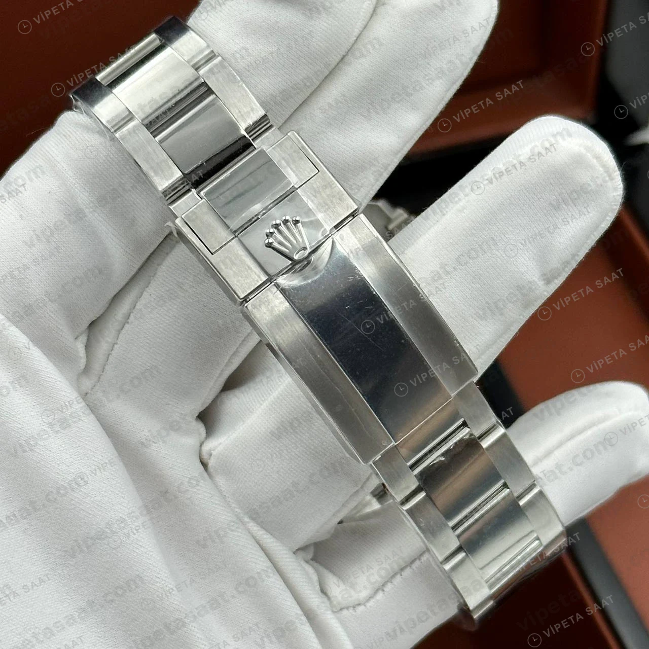 Rolex Daytona 116506 40 mm Buz Mavi Kadranlı Seramik 2 Super Clone Eta Saat detay 3