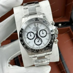 Rolex Daytona 126500LN 40 mm Beyaz Kadranlı 5 Super Clone Eta Saat detay 6
