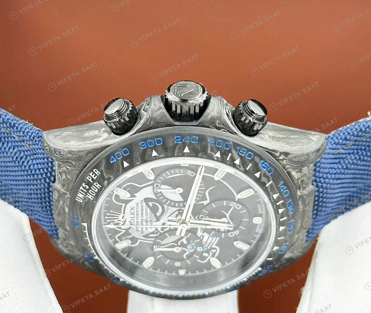 Rolex Daytona 126500LN 40 mm Iskelet Kadranlı 2 Super Clone Eta Saat detay 3