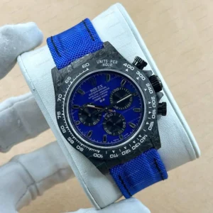 Rolex Daytona 126500LN 40 mm Mavi Kadranlı 4 Super Clone Eta Saat detay 5