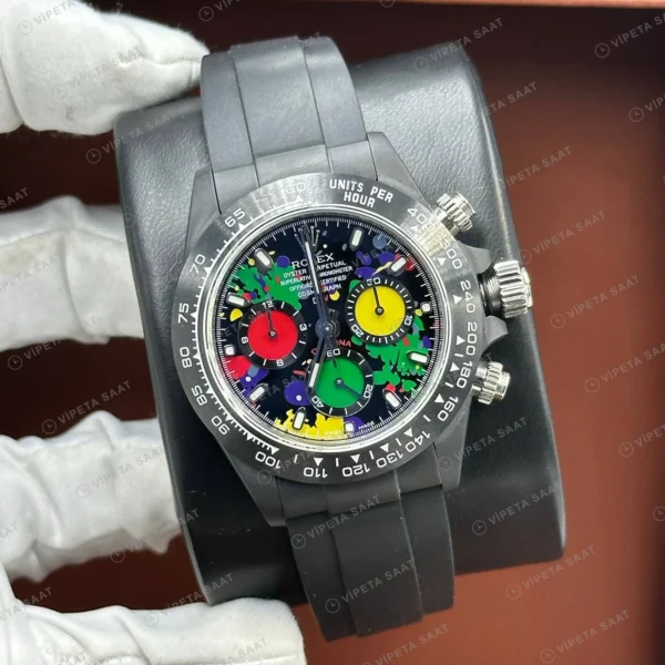 Rolex Daytona 126500LN 40 mm Oysterflex 3 Super Clone Eta Saat detay 4