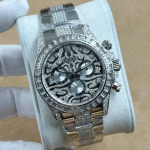 Rolex Daytona 126500LN 40 mm Pırlanta Super Clone Eta Saat detay 4