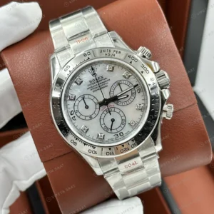 Rolex Daytona 126500LN 40 mm Sedef Kadranlı Super Clone Eta Saat yan görünüm