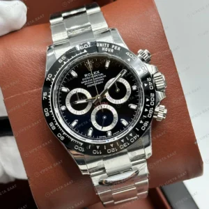 Rolex Daytona 126500LN 40 mm Siyah Kadranlı Seramik 2 Super Clone Eta Saat detay 5