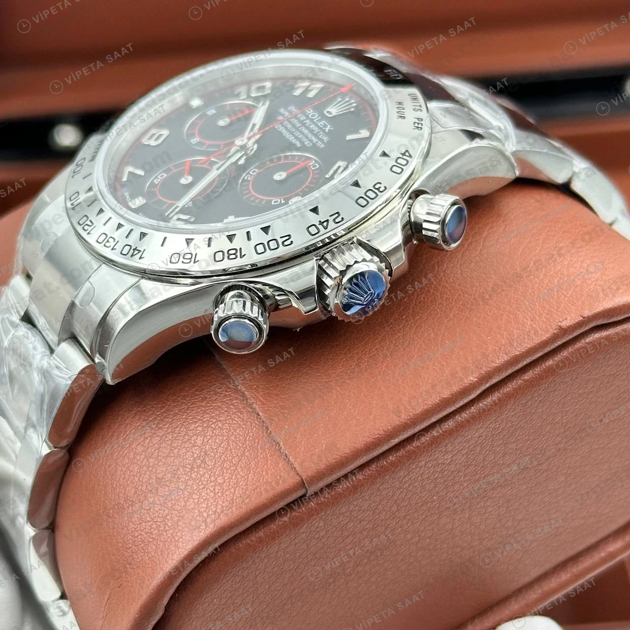 Rolex Daytona 126500LN 40 mm Siyah Kadranlı Seramik Super Clone Eta Saat detay 5
