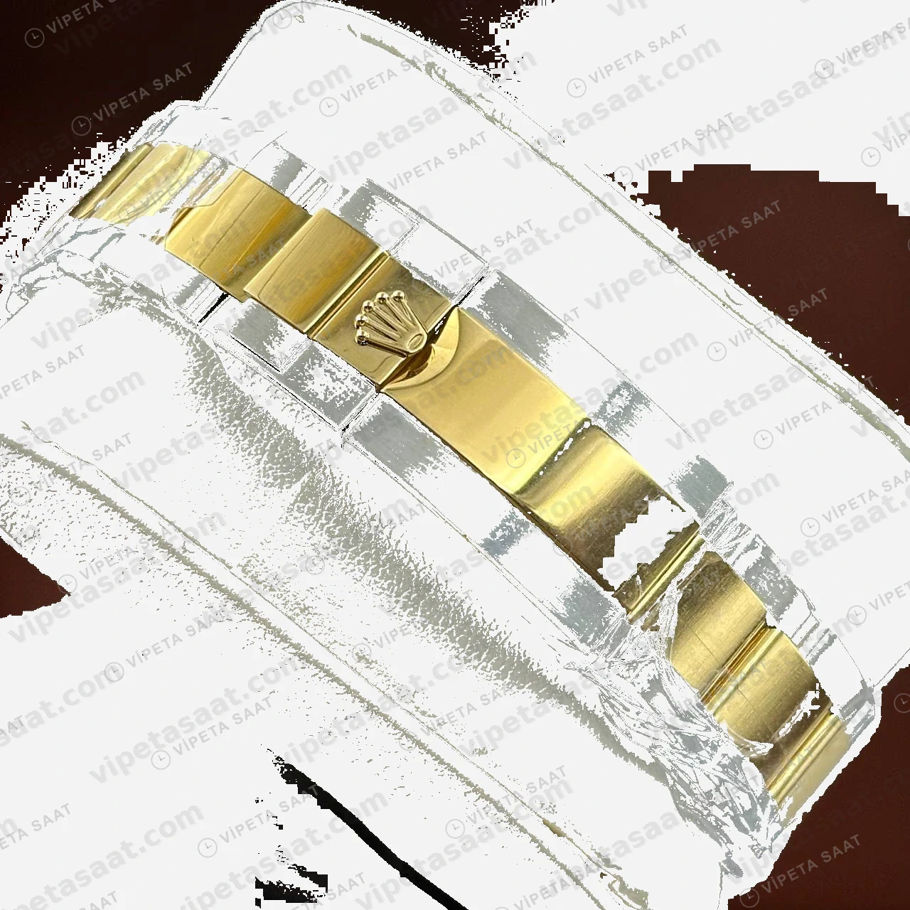 Rolex Daytona 126508 40 mm Siyah Kadranlı Sarı Altın İki Renk 2 Super Clone Eta Saat detay 4