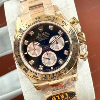Rolex Daytona 126518LN 40 mm Pembe Kadranlı Everose Super Clone Eta Saat detay 6