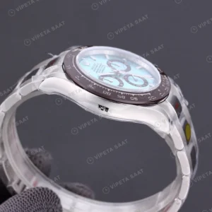 Rolex Daytona Buz Mavi Super Clone ETA Saat karşıdan görünüm