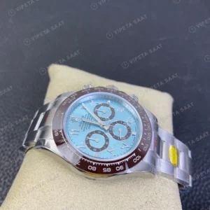 Rolex Daytona Buz Mavi Super Clone ETA Saat karşıdan görünüm