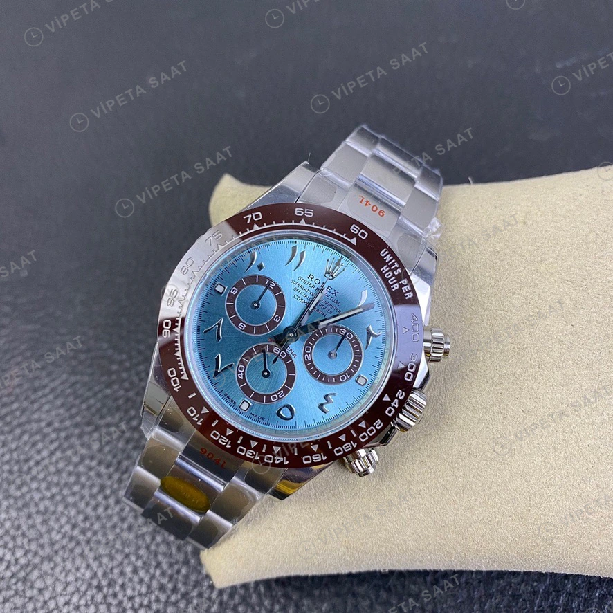 Rolex Daytona Buz Mavi Super Clone ETA Saat detay 5