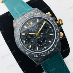 Rolex Daytona Siyah Super Clone ETA Saat yan görünüm