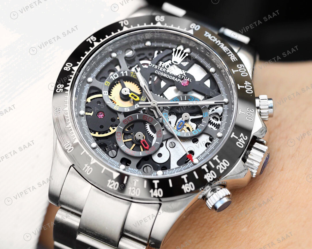 Rolex Daytona Iskelet Super Clone ETA Saat detay 9