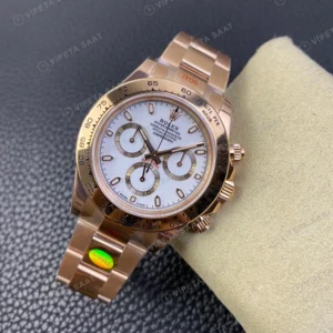 Rolex Daytona Beyaz Super Clone ETA Saat karşıdan görünüm
