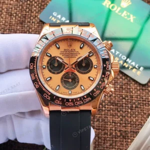 Rolex Daytona Siyah Super Clone ETA Saat yan görünüm