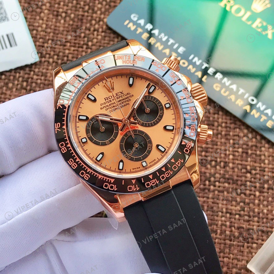 Rolex Daytona Siyah Super Clone ETA Saat detay 4