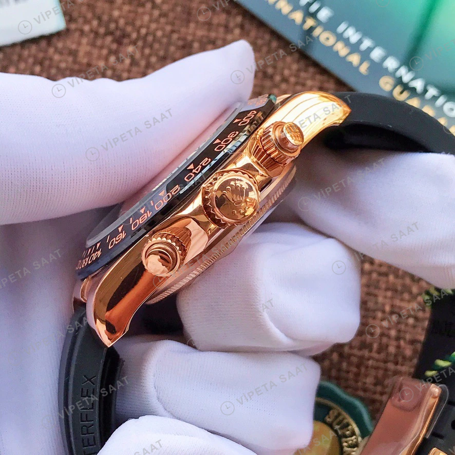 Rolex Daytona Siyah Super Clone ETA Saat detay 5
