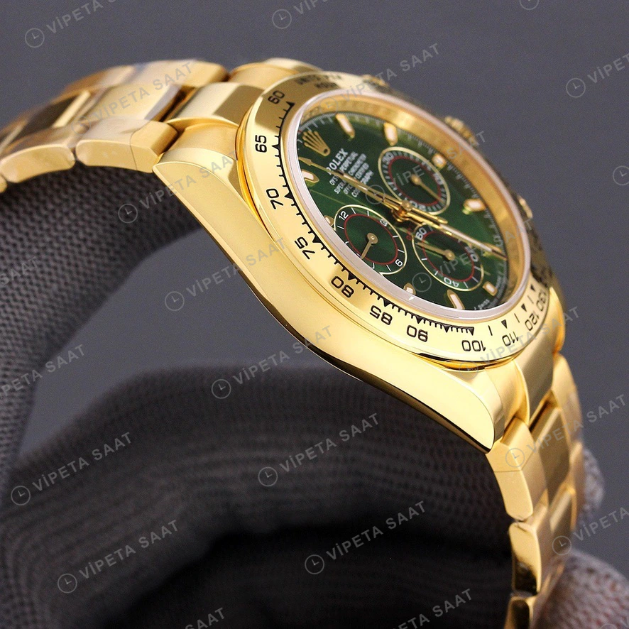 Rolex Daytona Yeşil Super Clone ETA Saat detay 4