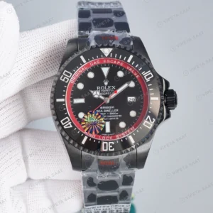 Rolex Deepsea 126660 Model 2 Siyah 44mm Super Clone ETA Saat karşıdan görünüm