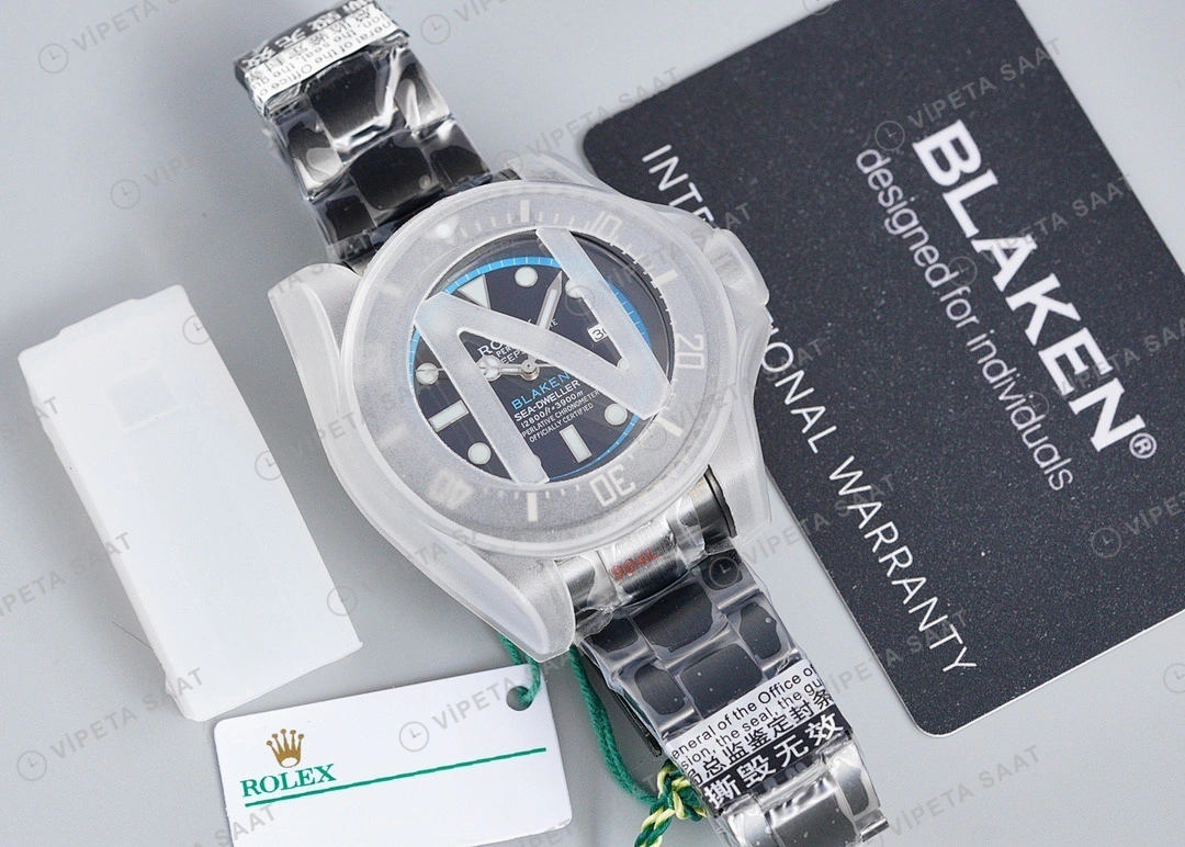 Rolex Deepsea 126660 Model 3 Siyah 44mm Super Clone ETA Saat detay 4