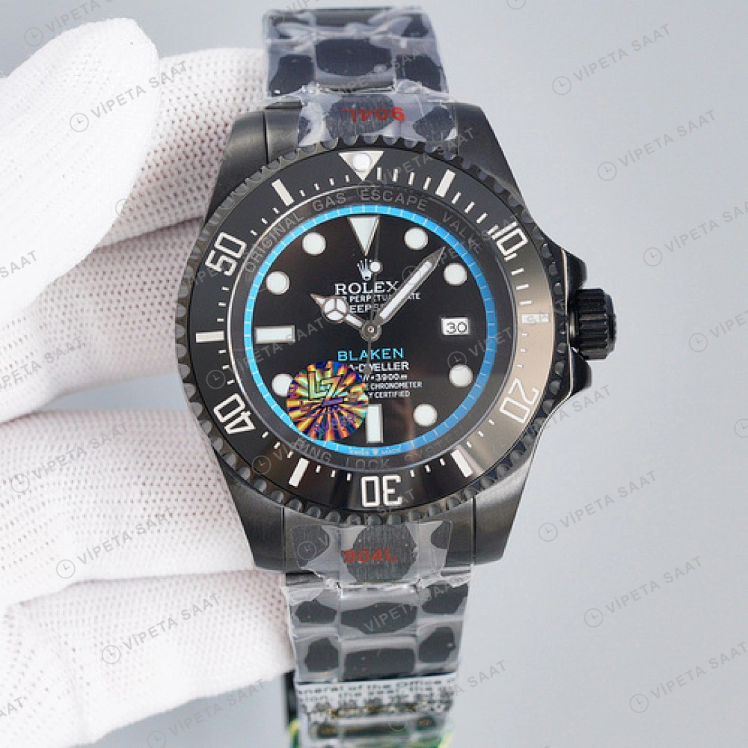 Rolex Deepsea 126660 Model 3 Siyah 44mm Super Clone ETA Saat detay 6
