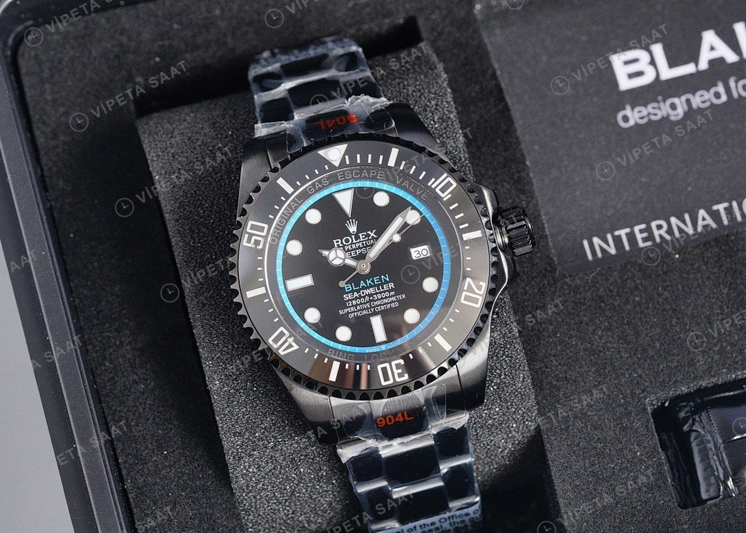 Rolex Deepsea 126660 Model 3 Siyah 44mm Super Clone ETA Saat detay 7