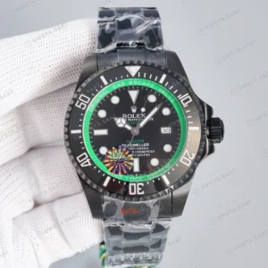 Rolex Deepsea 126660 Model 4 Siyah 44mm Super Clone ETA Saat karşıdan görünüm