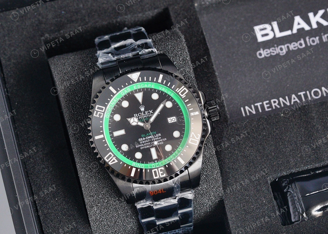 Rolex Deepsea 126660 Model 4 Siyah 44mm Super Clone ETA Saat detay 7