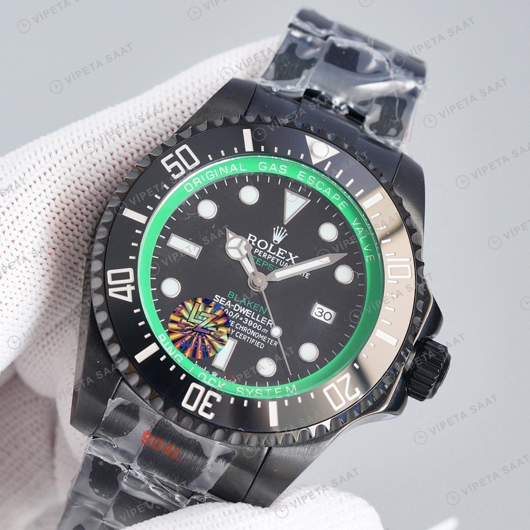 Rolex Deepsea 126660 Model 4 Siyah 44mm Super Clone ETA Saat detay 9